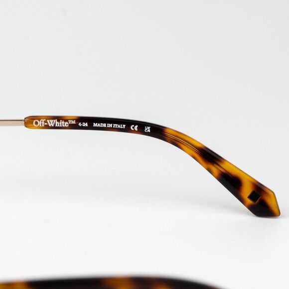 Off-White MIAMI Women Sunglasses Gold Camel Oval OERI13M MIAMI 7662 main image 8